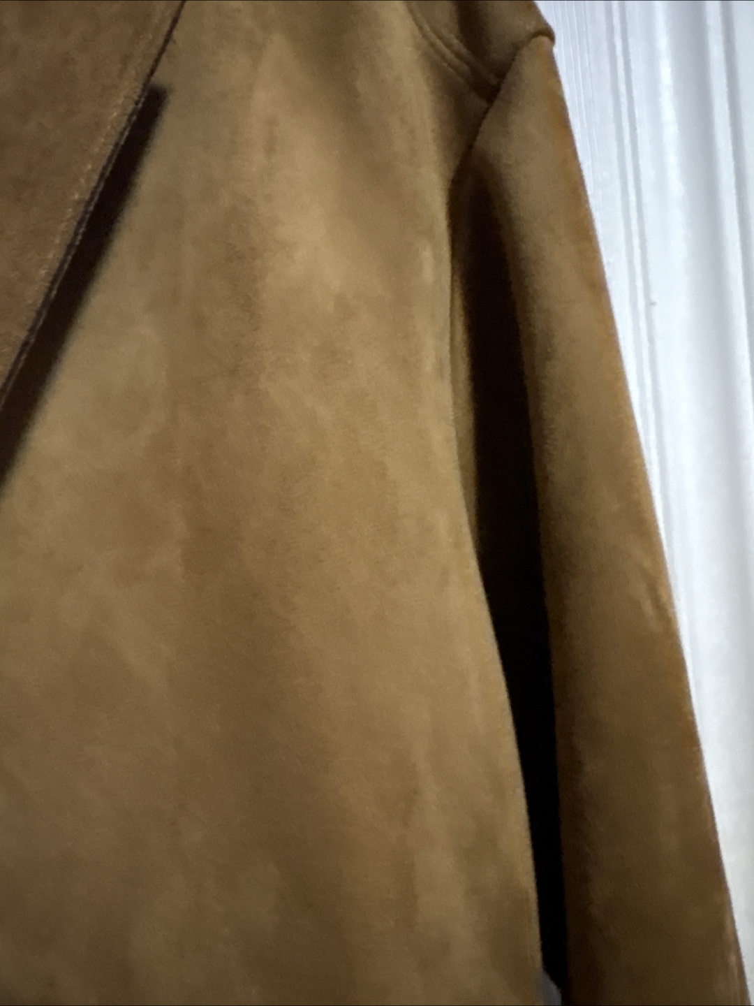 H&M Brown Suede Look Jacket Size Small - photo 2