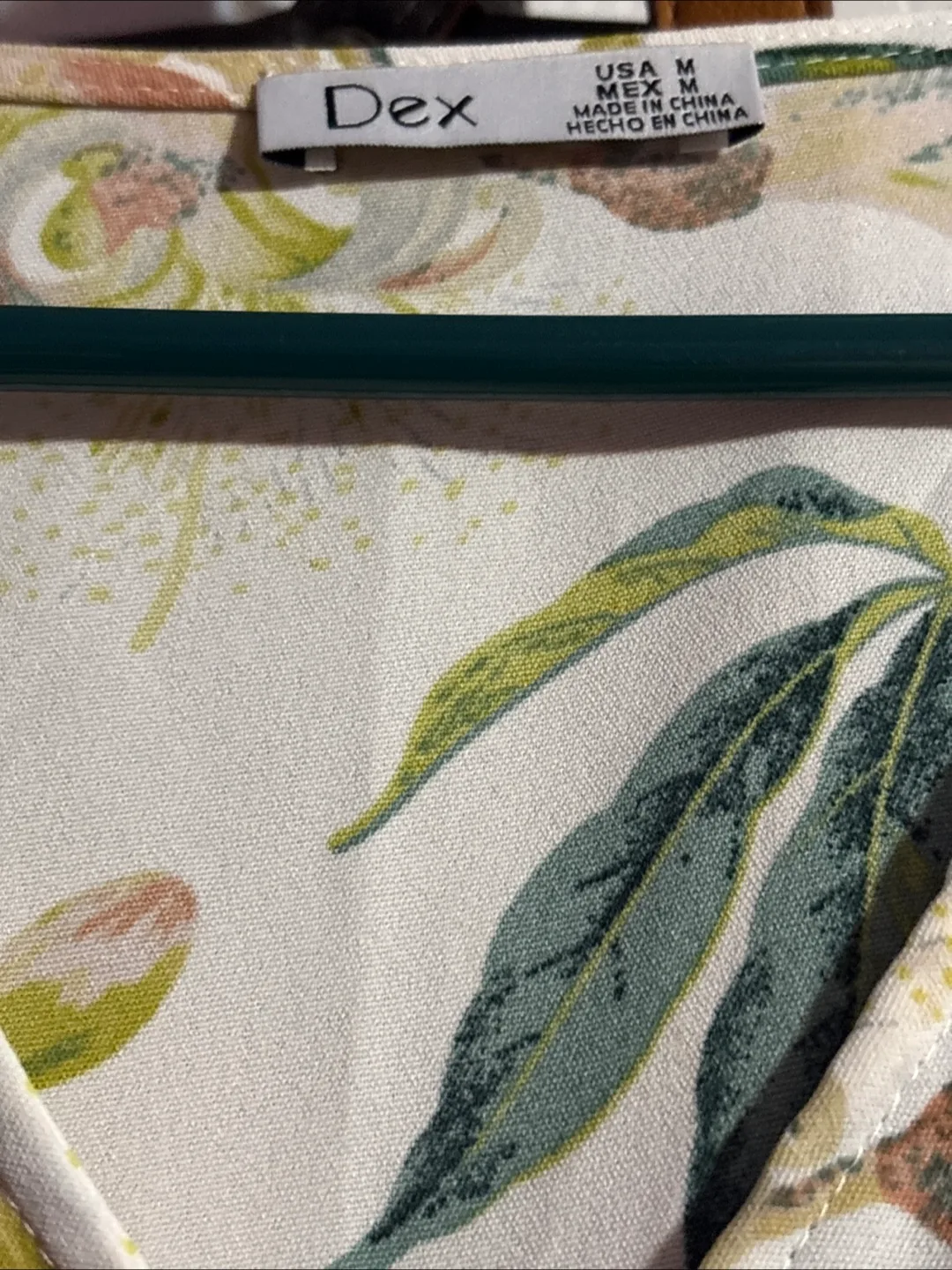 Dex Floral Wrap Dress Size M image indicator(2)