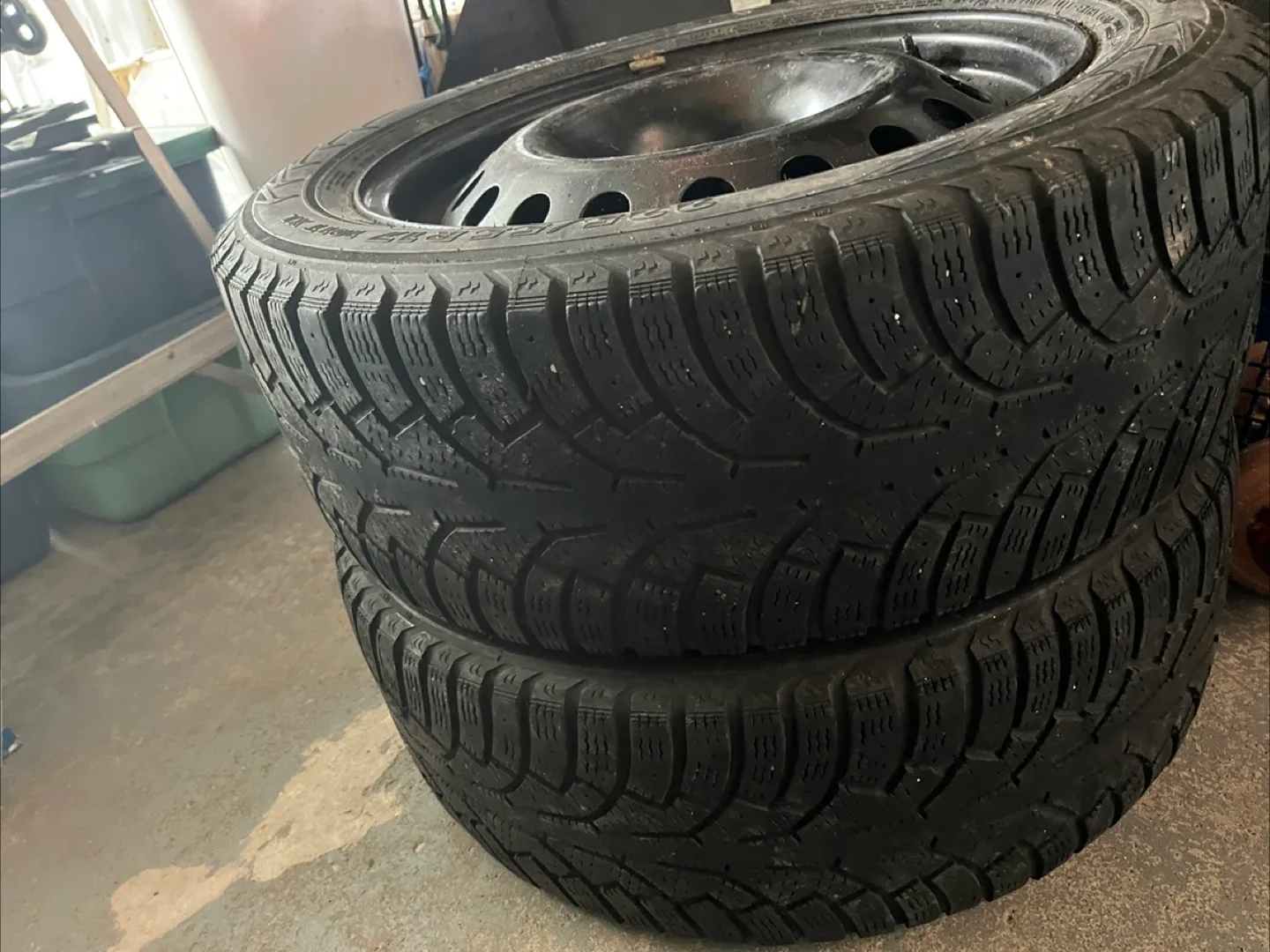 2 Nokian Nordman 5 Winter Tire on Steel Rim image indicator(3)