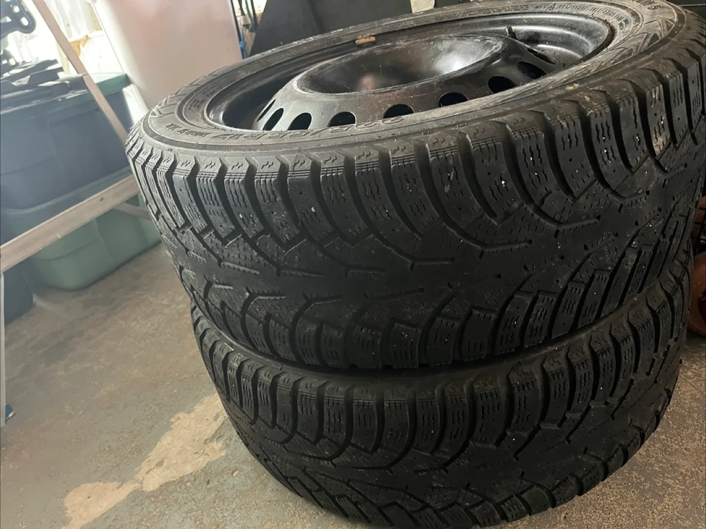 2 Nokian Nordman 5 Winter Tire on Steel Rim image indicator(2)