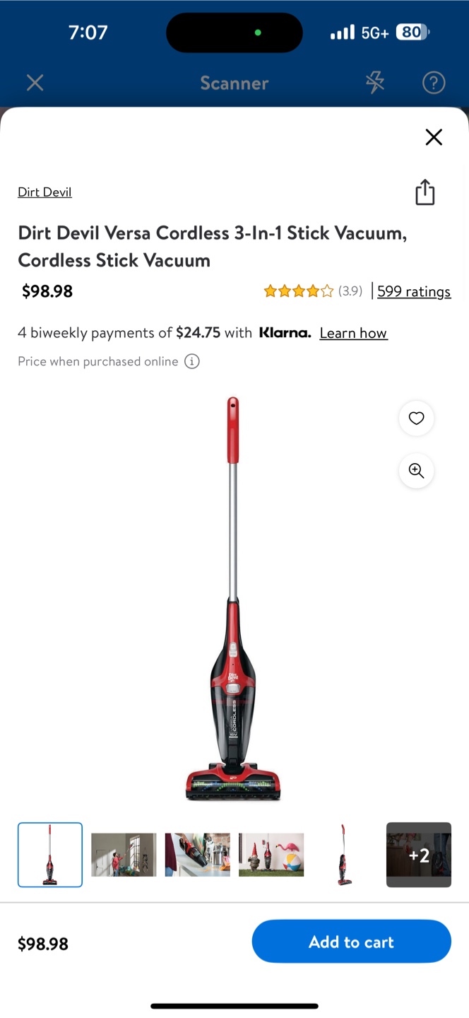 Dirt Devil Versa Cordless 3-in-1 Stick Vacuum - photo 2