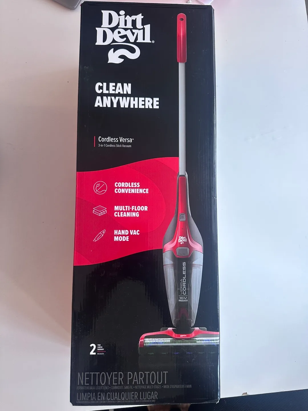 Dirt Devil Versa Cordless 3-in-1 Stick Vacuum thumbnail