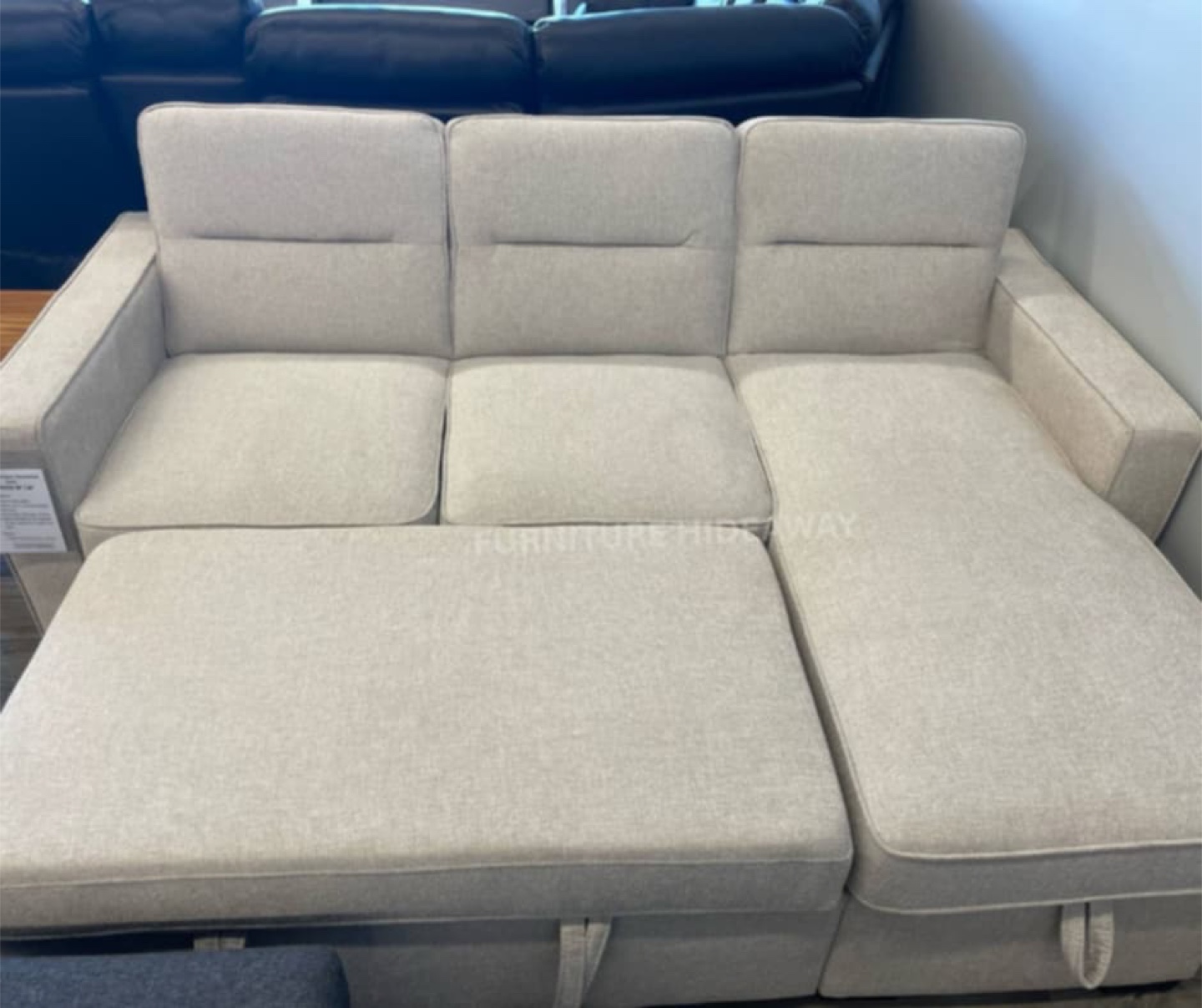 SMALL SOFA BED W/ REVERSIBLE CHAISE & STORAGE- SALE SALE 🔥 - photo 3