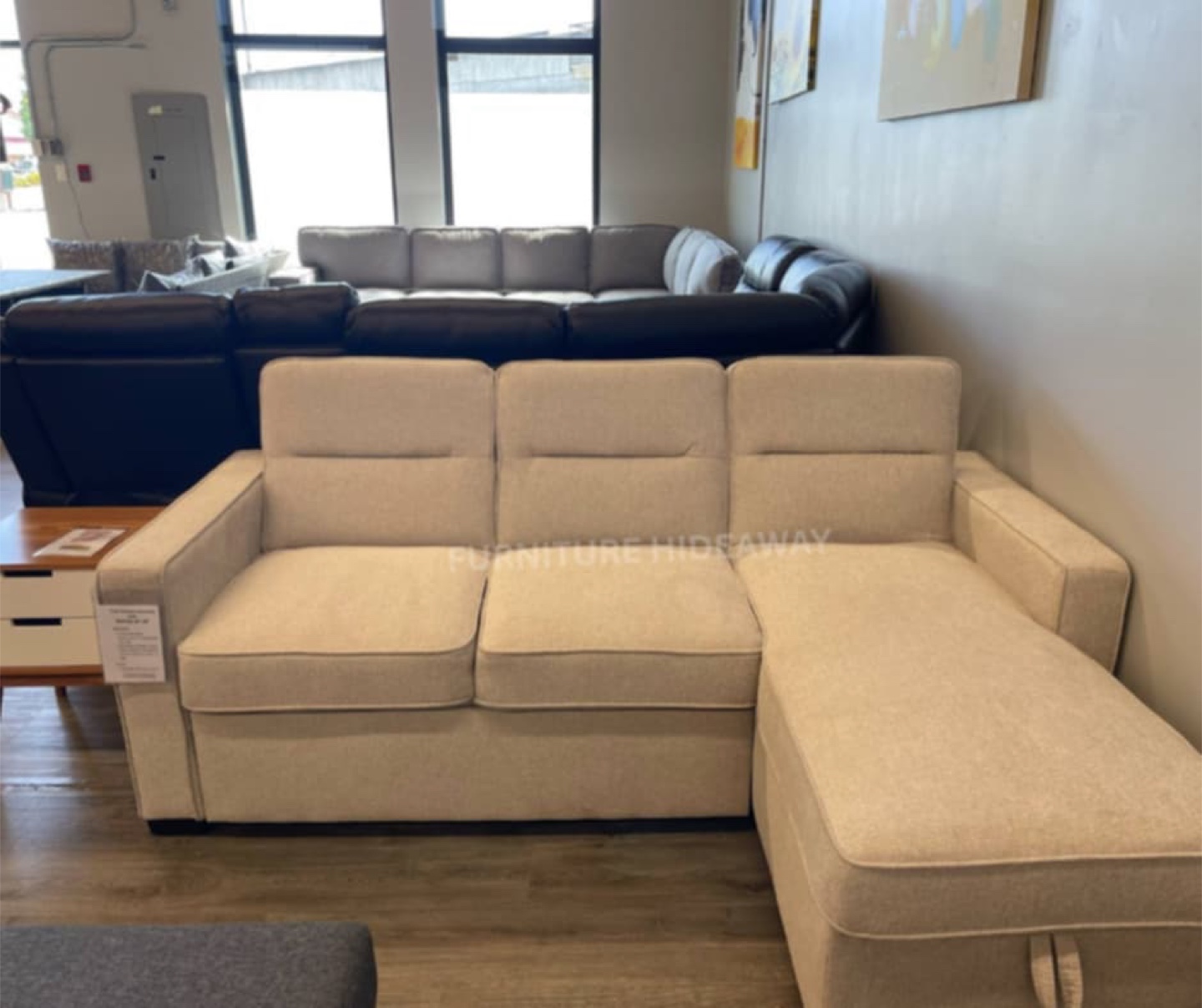 SMALL SOFA BED W/ REVERSIBLE CHAISE & STORAGE- SALE SALE 🔥 - photo 5
