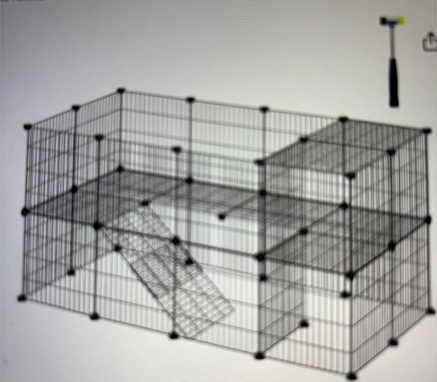 Large Multi-Level Pet Playpen with Ramp image indicator(5)