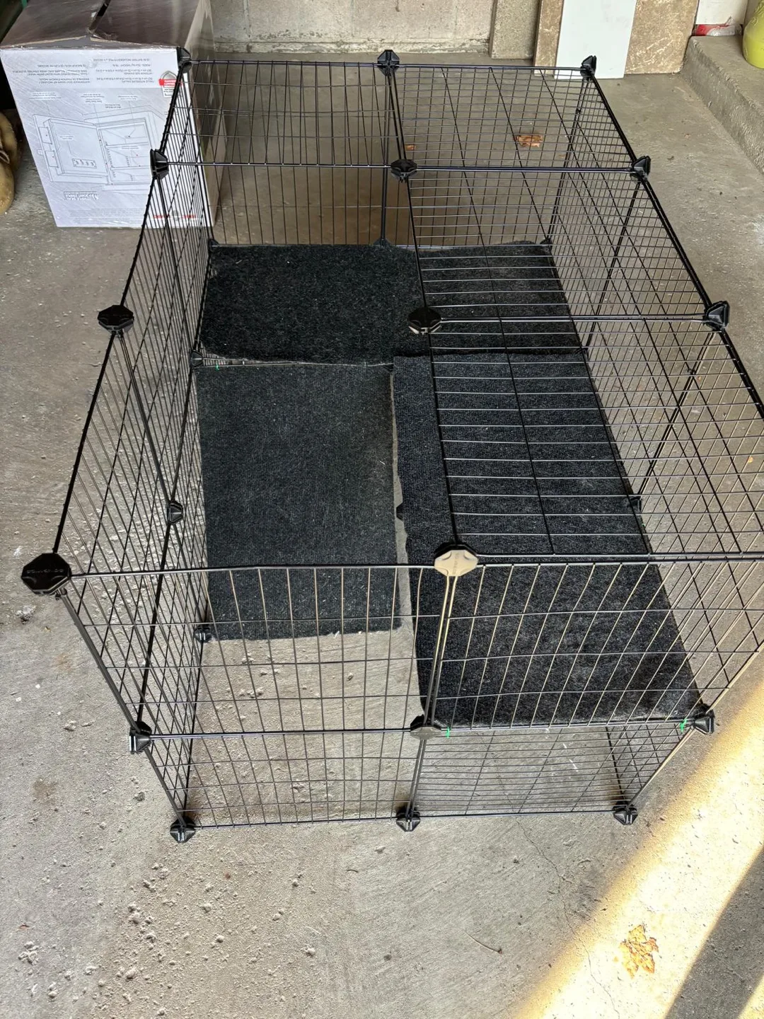 Large Multi-Level Pet Playpen with Ramp image indicator(2)