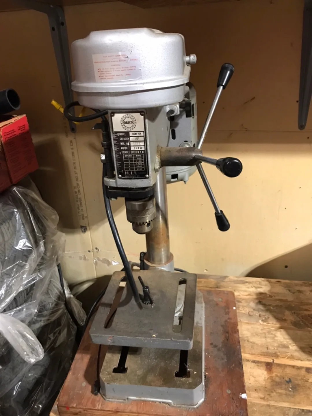 BRICO RDM-30A Benchtop Drill Press thumbnail