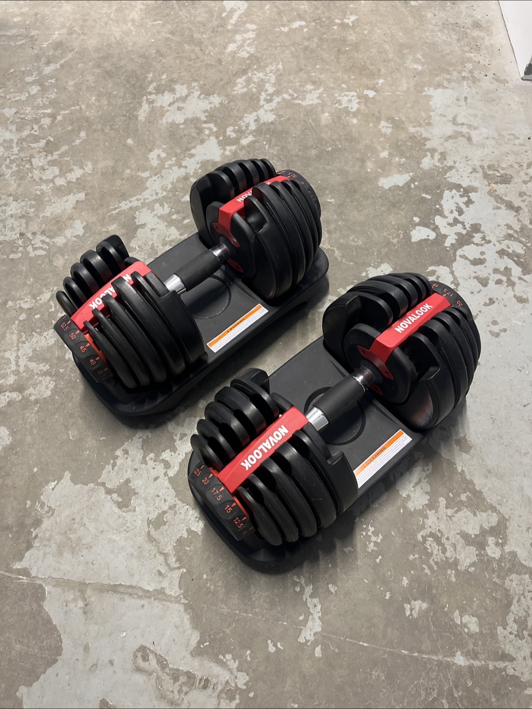 Pair of Adjustable Dumbbells (5 to 52.5 lb) - photo 2