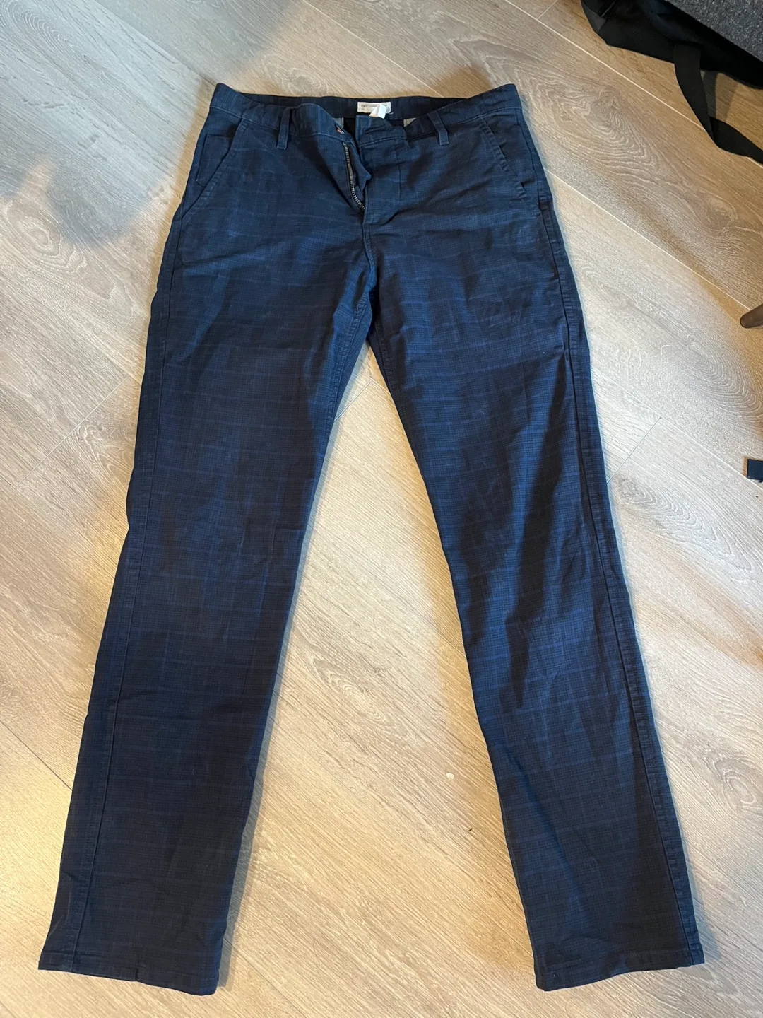Dockers Men's Dark Navy Plaid Pants thumbnail