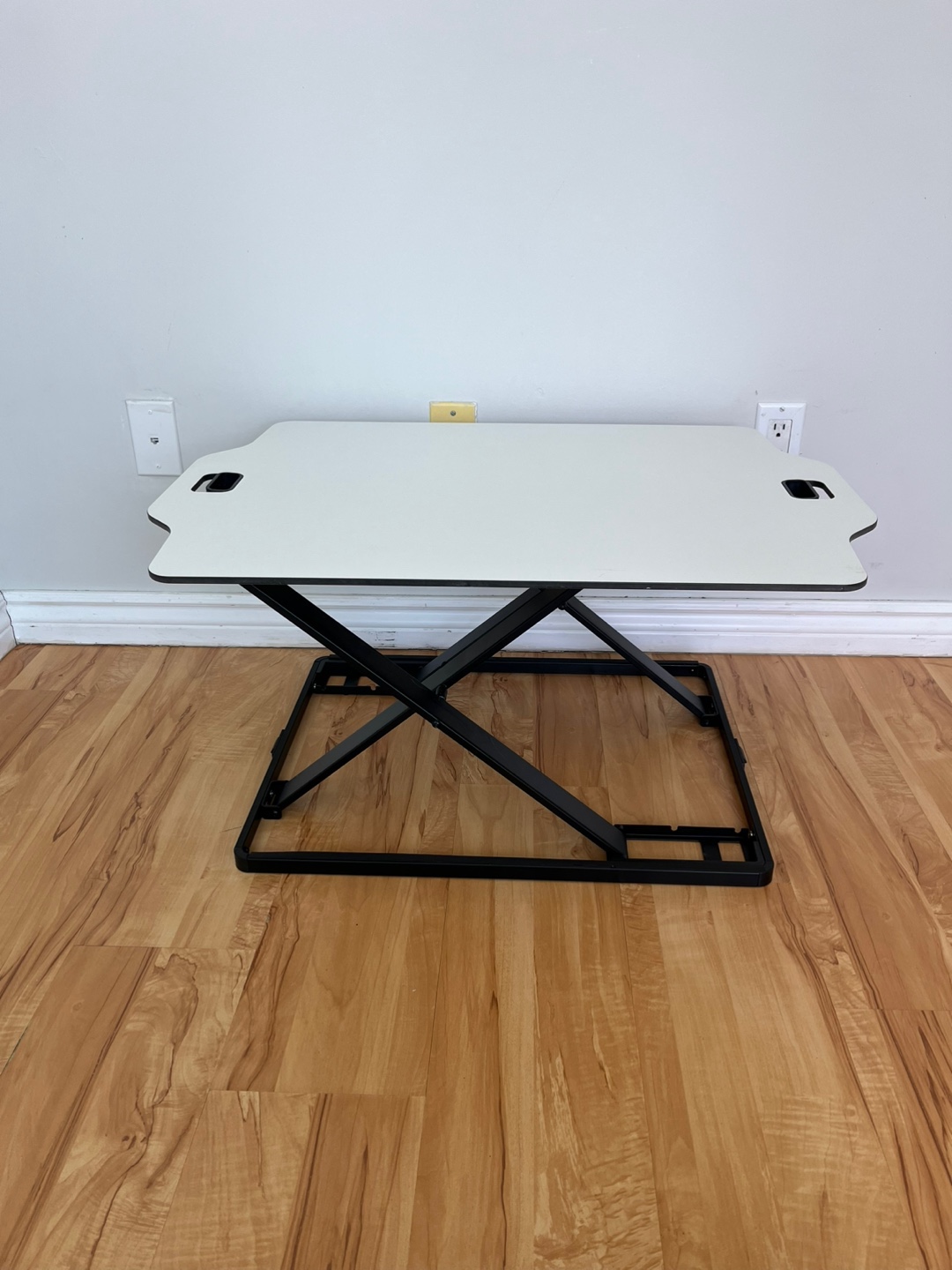 White Standing Desk Converter
