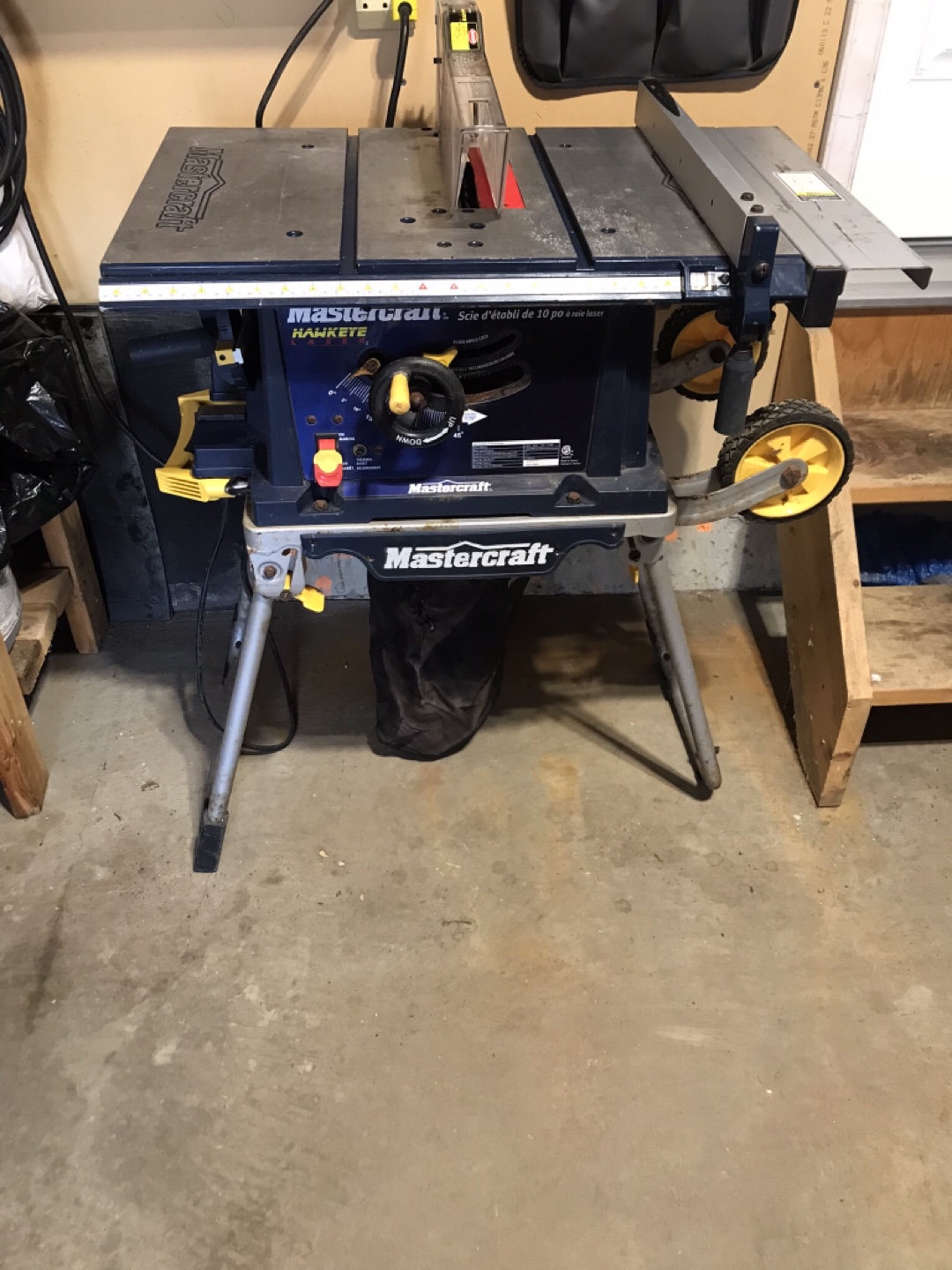 Mastercraft 10" Table Saw with Laser Line - photo 2