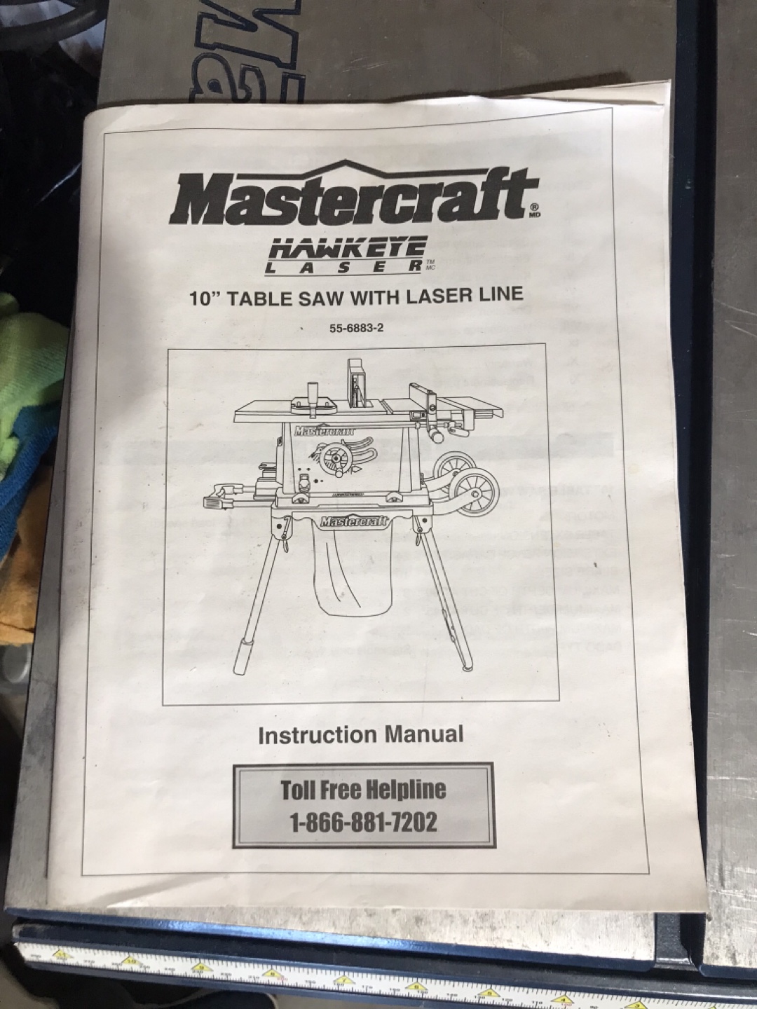 Mastercraft 10" Table Saw with Laser Line - photo 4