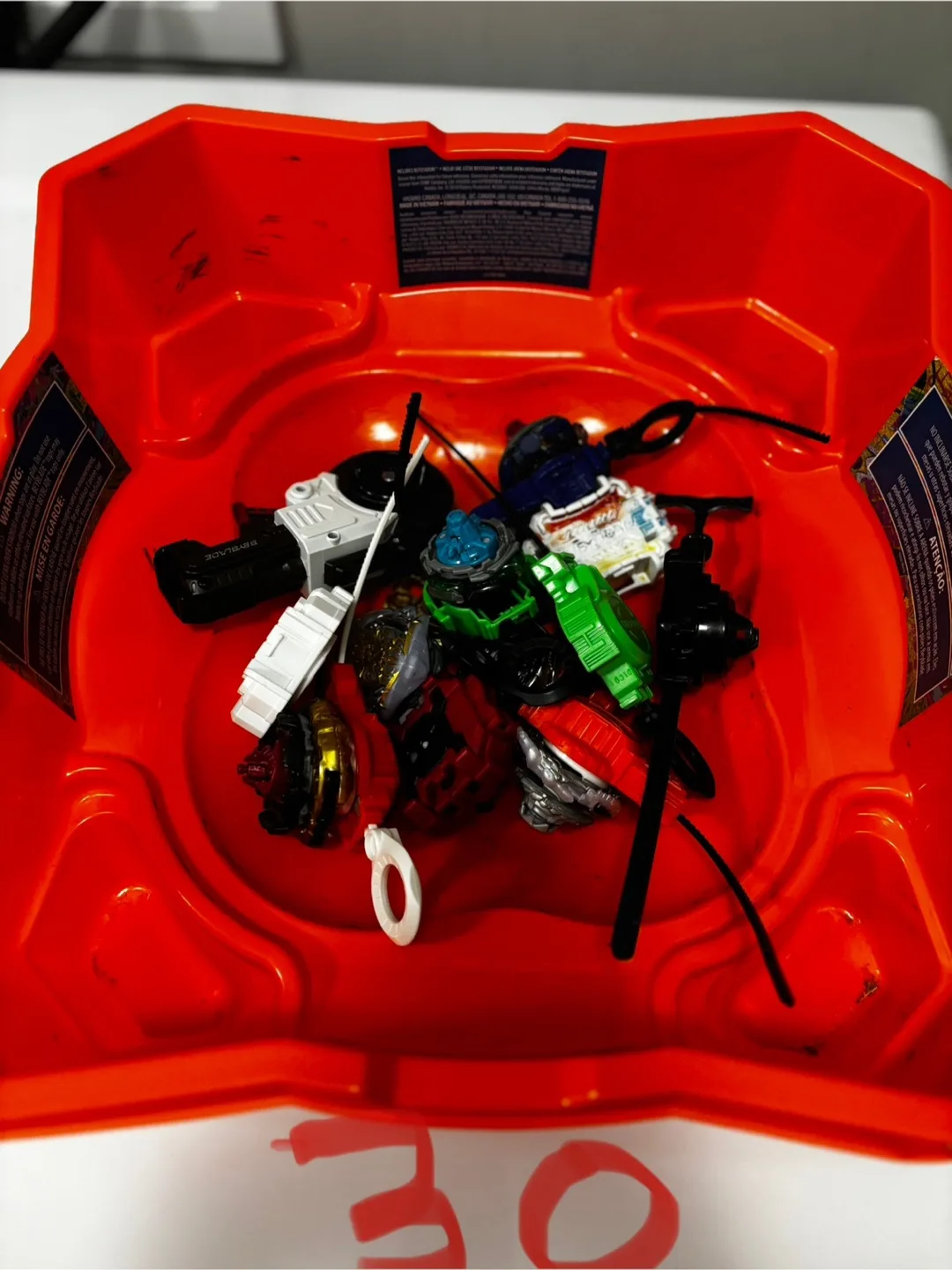 Lot of Beyblade Burst Tops and Arena thumbnail
