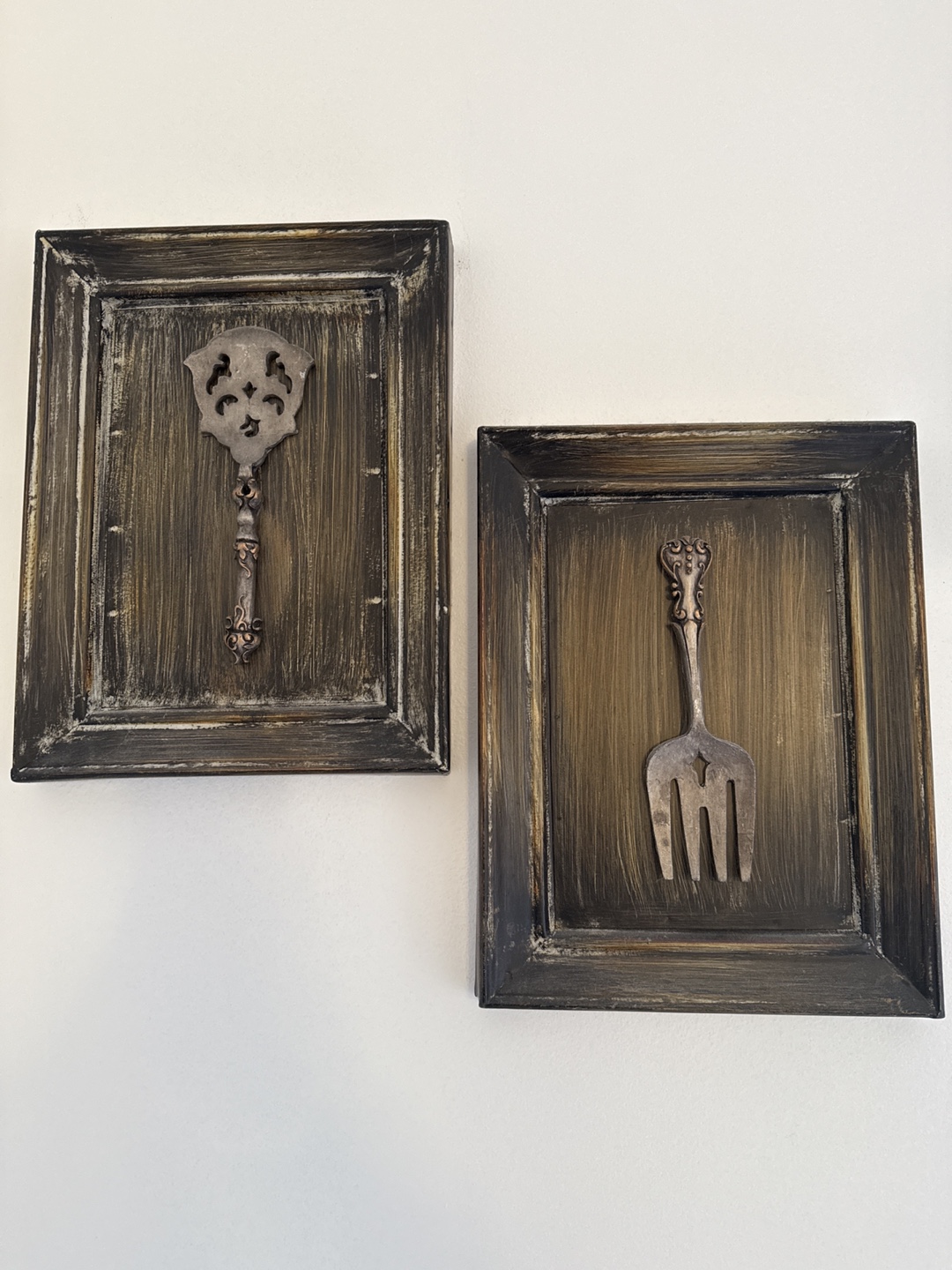 2pc Vintage-Style Dining Wall Decor