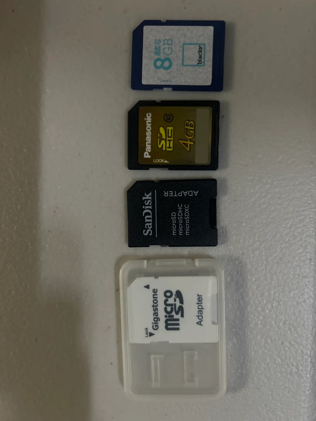 Memory Card Bundle: 8GB, 4GB SD Cards + Micro SD Adapters thumbnail
