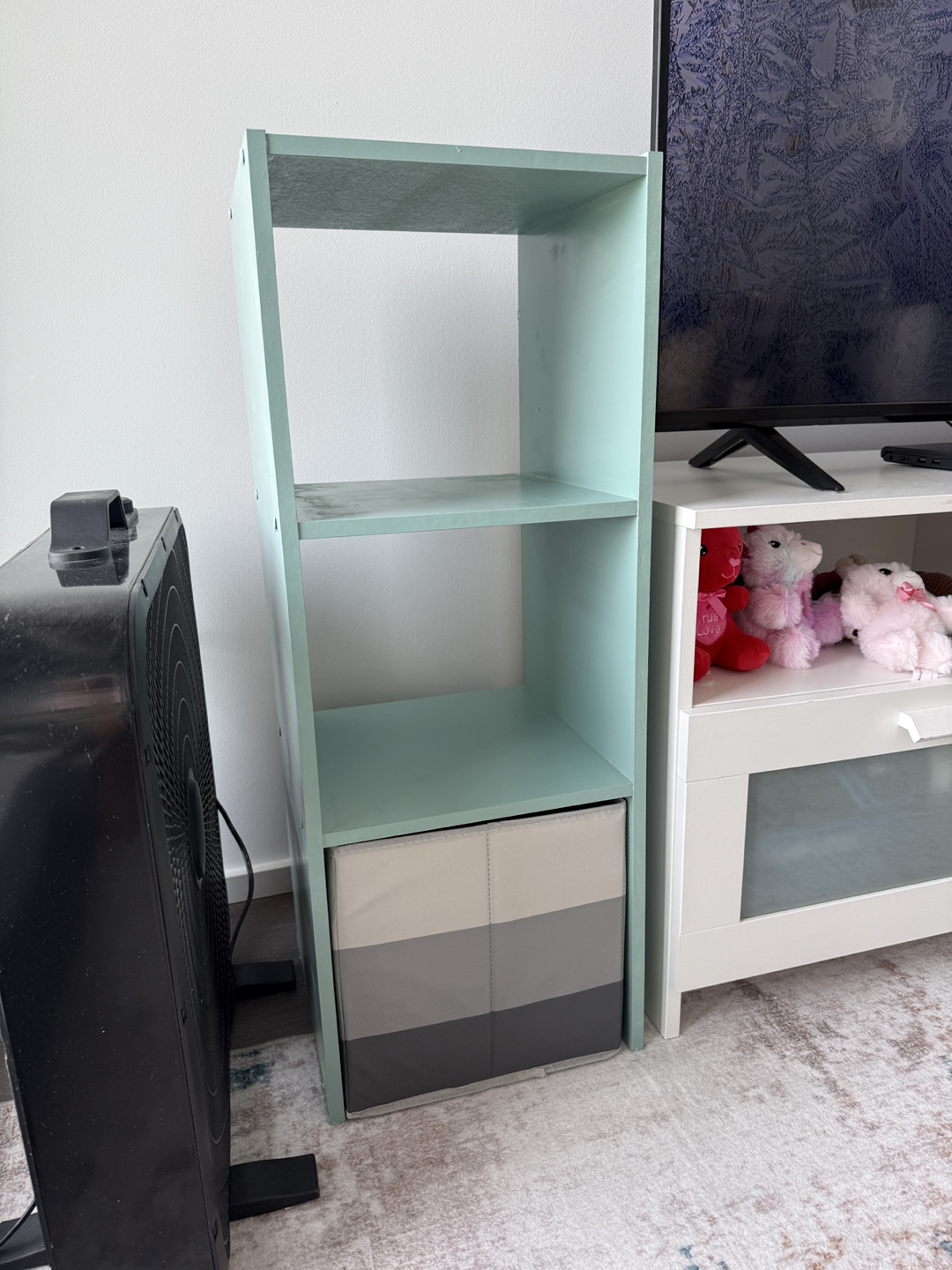 Mint Green Three-Tier Shelf Organizer
