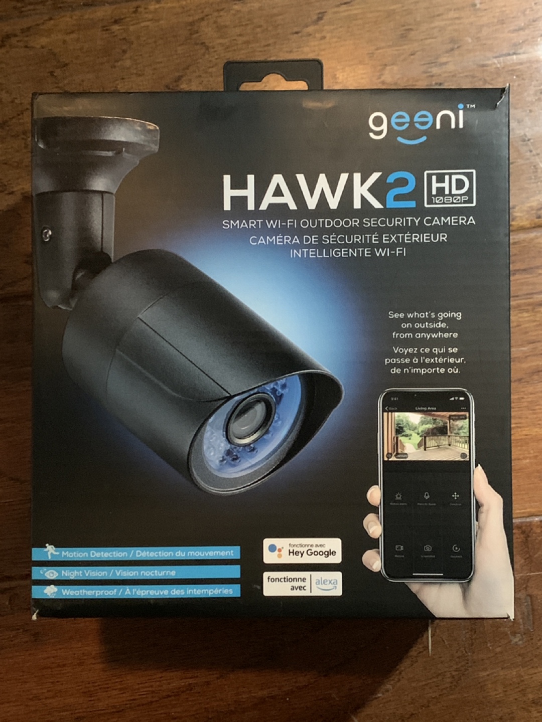 Geeni HAWK2 HD 1080p Smart Outdoor Security Camera