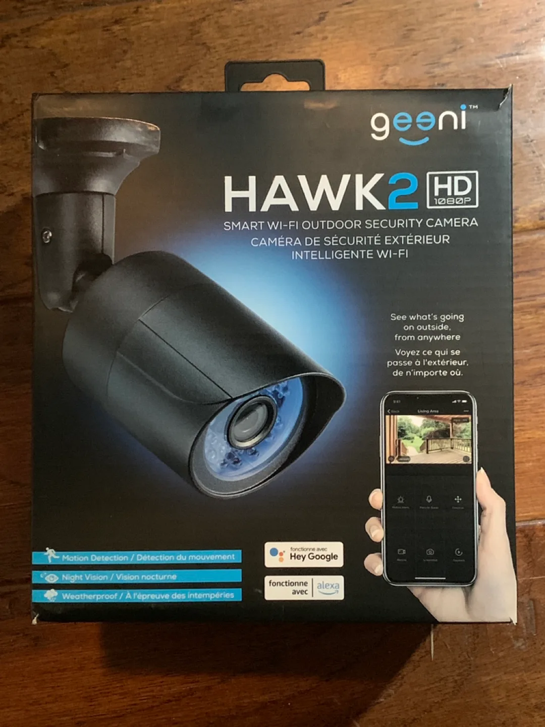 Geeni HAWK2 HD 1080p Smart Outdoor Security Camera thumbnail