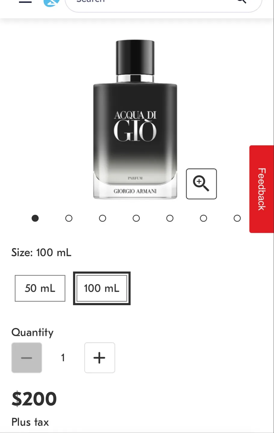 Giorgio Armani Acqua di Gio Parfum Refillable Spray 75ml image indicator(3)