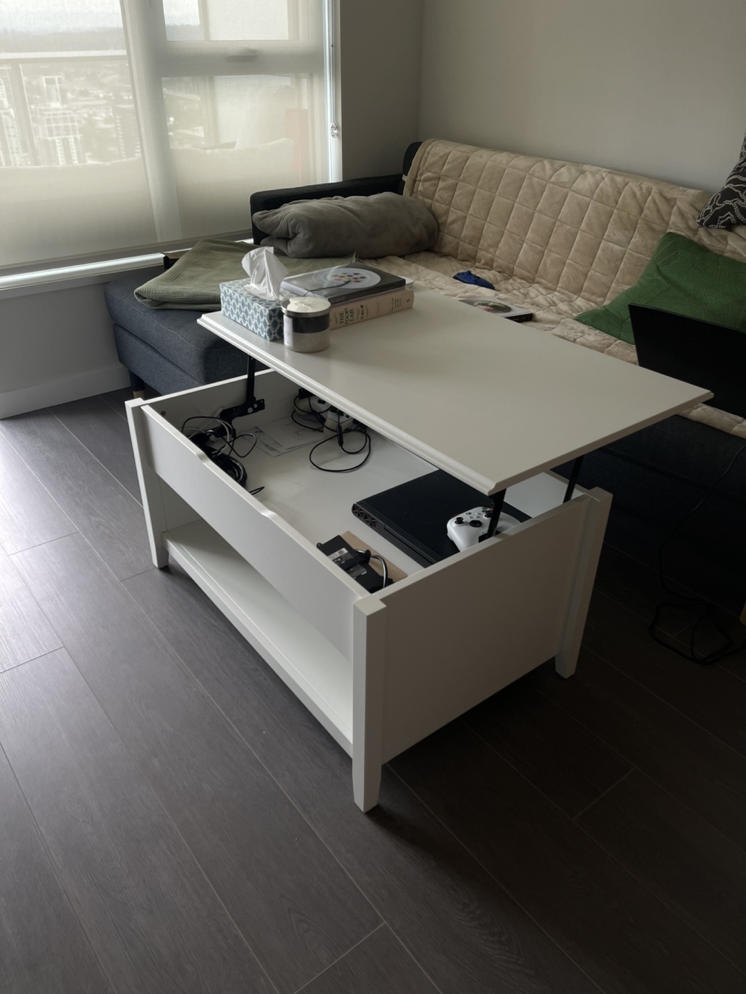 IKEA VITTERYD Adjustable Coffee Table - White - photo 5