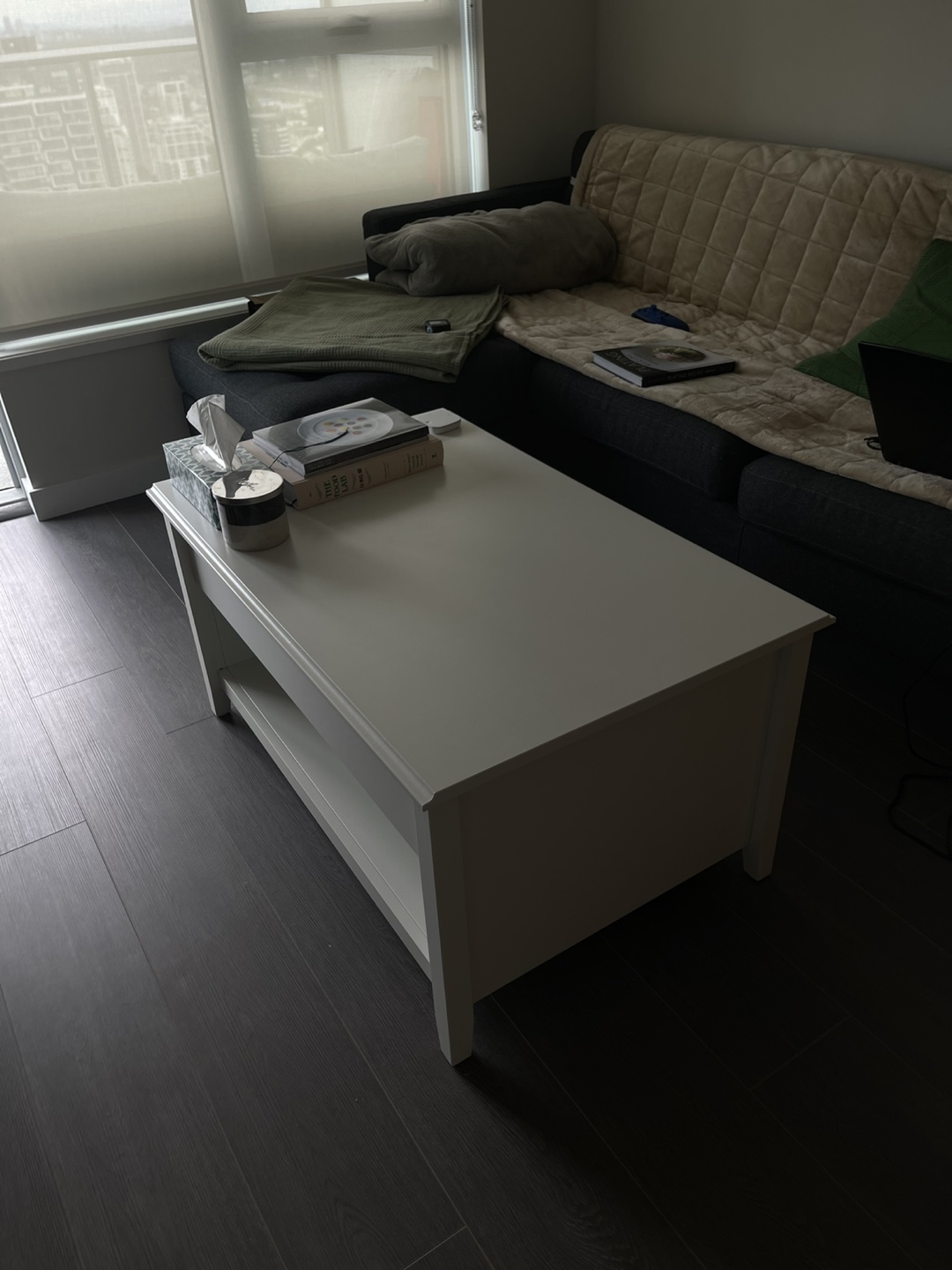 IKEA VITTERYD Adjustable Coffee Table - White