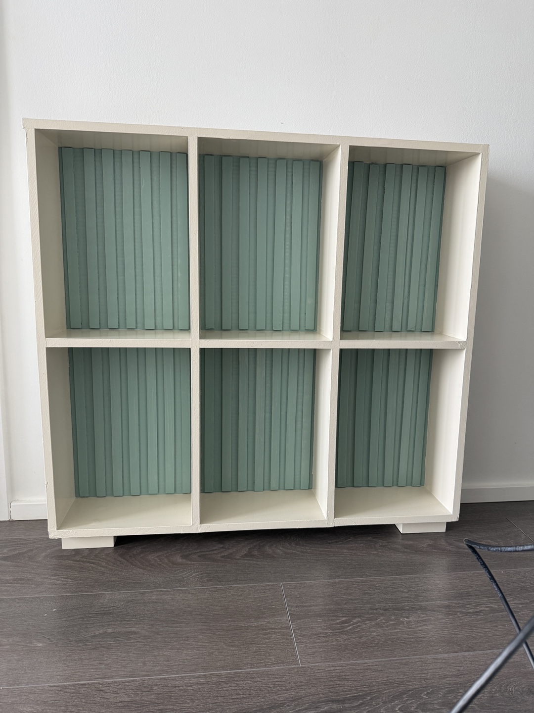 Custom-built six cube organizer