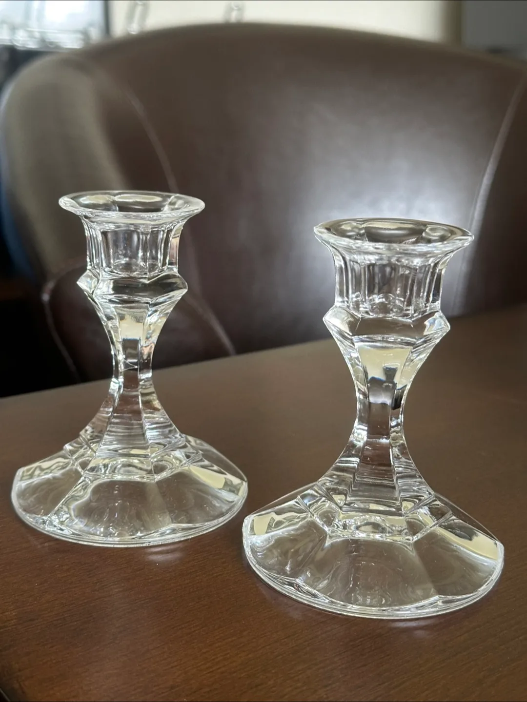 Pair of Crystal Candle Holders thumbnail