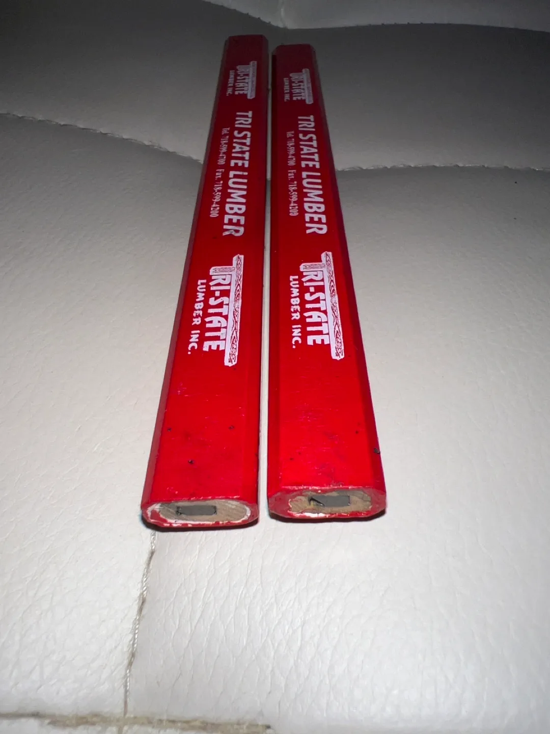 🧡Vintage Tri-State Lumber Red Marking Pencils image indicator(2)