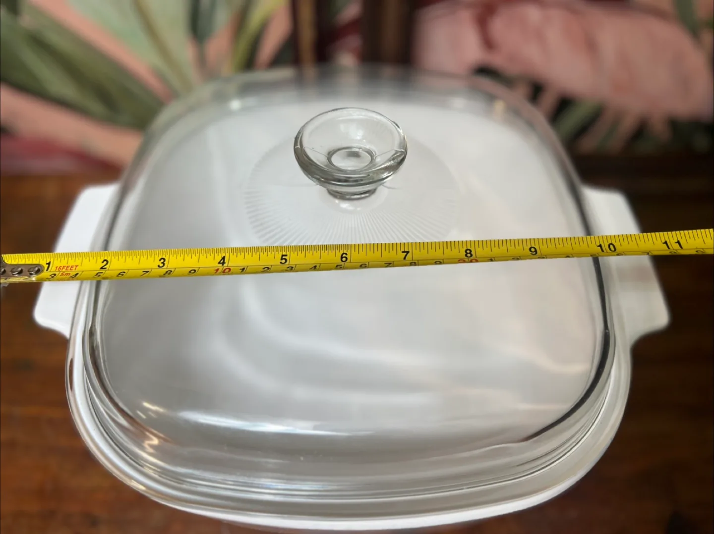 Vintage Corningware French White Casserole Dish with Lid image indicator(5)