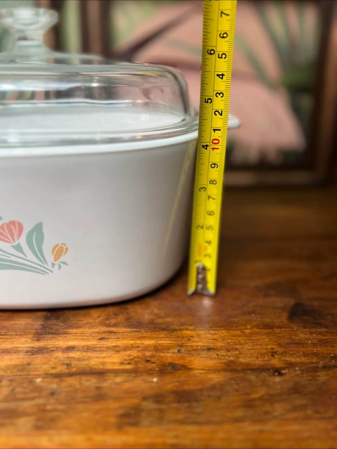 Vintage Corningware French White Casserole Dish with Lid image indicator(6)