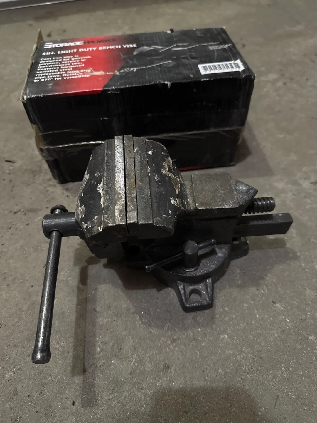 4 inch Storage Works Bench Vise thumbnail