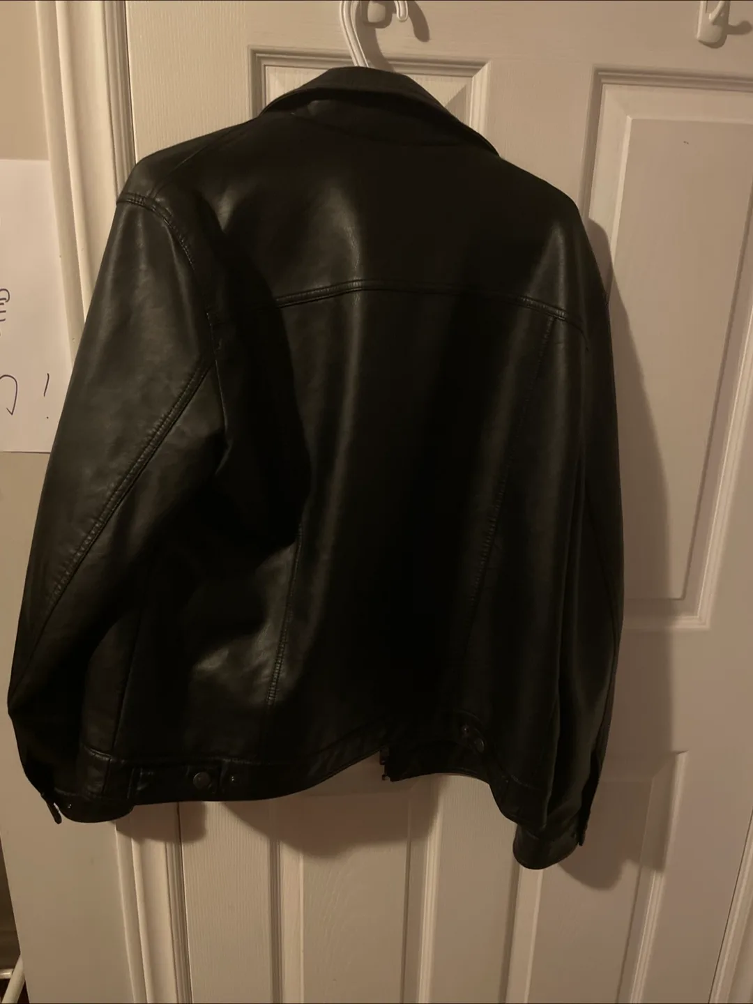 Levi's Faux Leather Trucker Jacket - Size Large image indicator(2)