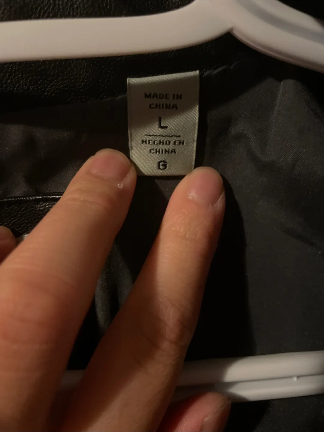 Levi's Faux Leather Trucker Jacket - Size Large image indicator(4)