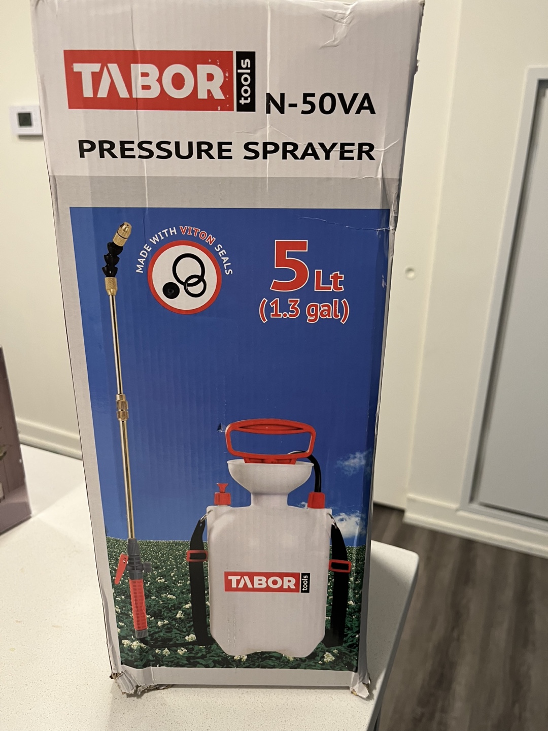 🧡 TABOR Tools N-50Va Pressure Sprayer - 5 Litre