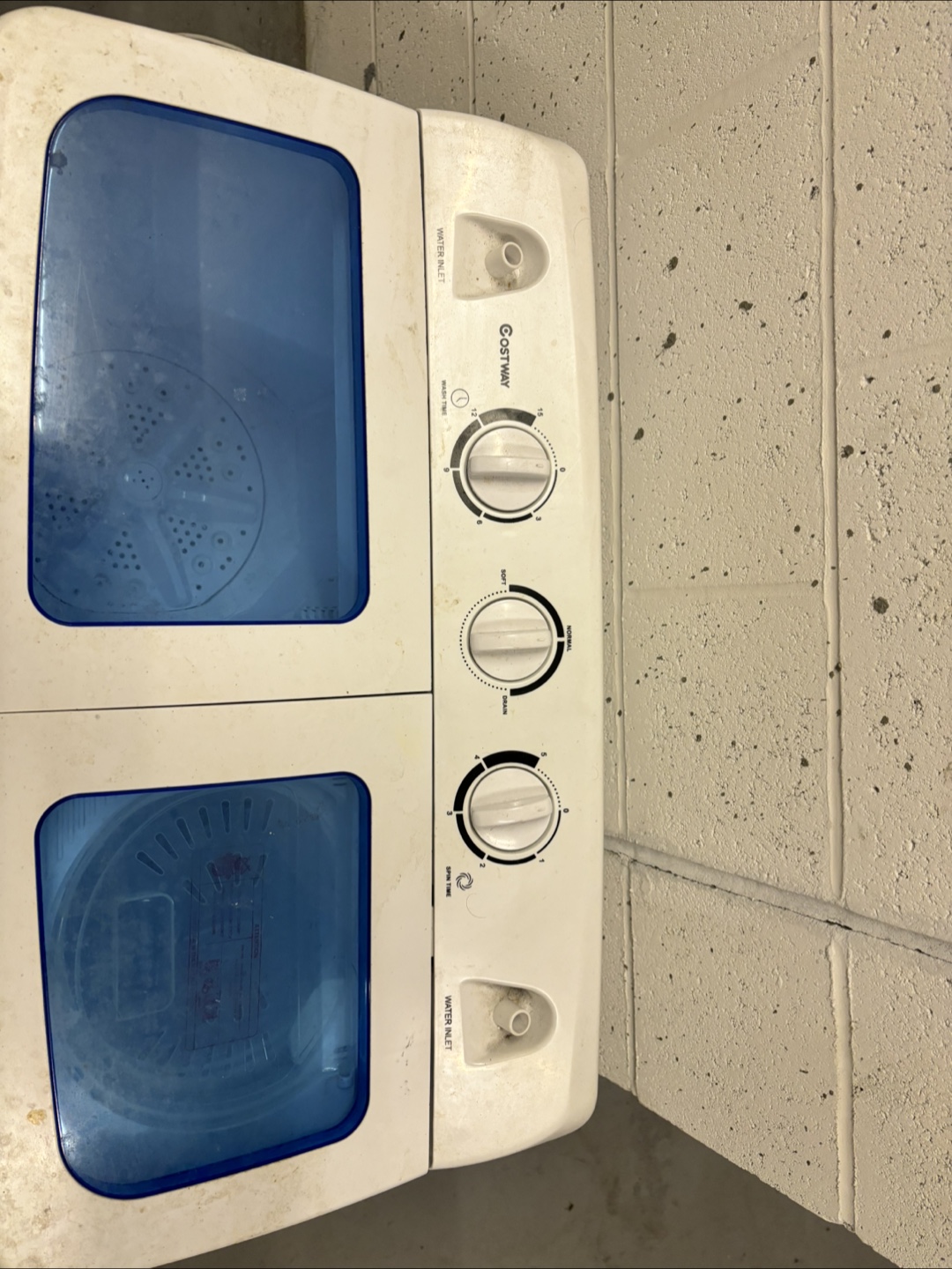 Costway Twin Tub Portable Washing Machine - photo 2