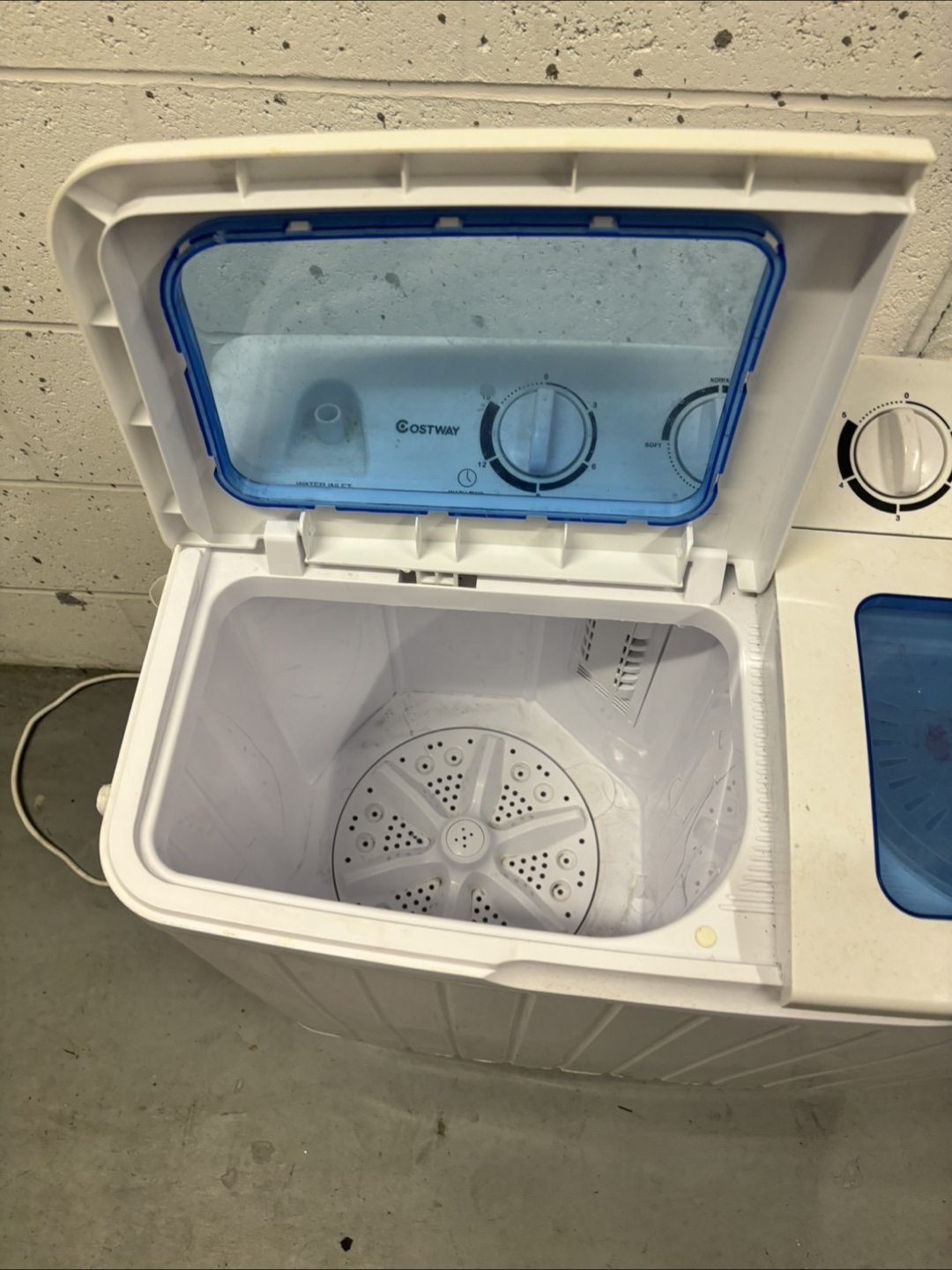 Costway Twin Tub Portable Washing Machine - photo 5
