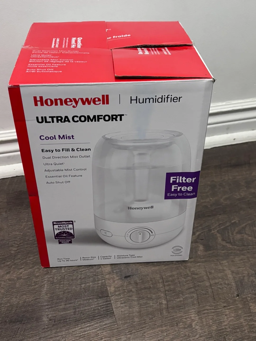 Honeywell Ultra Comfort Cool Mist Humidifier thumbnail