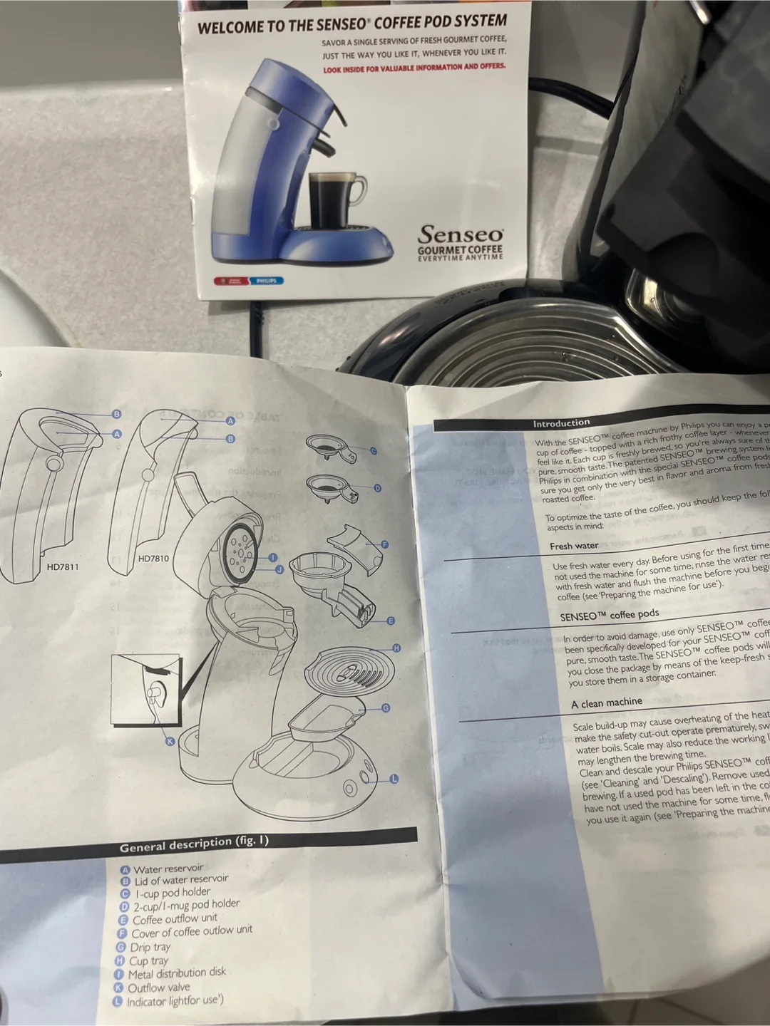 Philips Senseo Coffee Machine Curved image indicator(3)