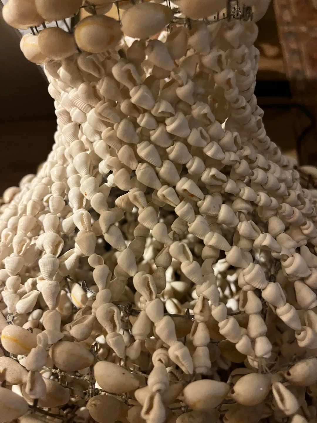 Unique vintage Seashell Chandelier image indicator(3)