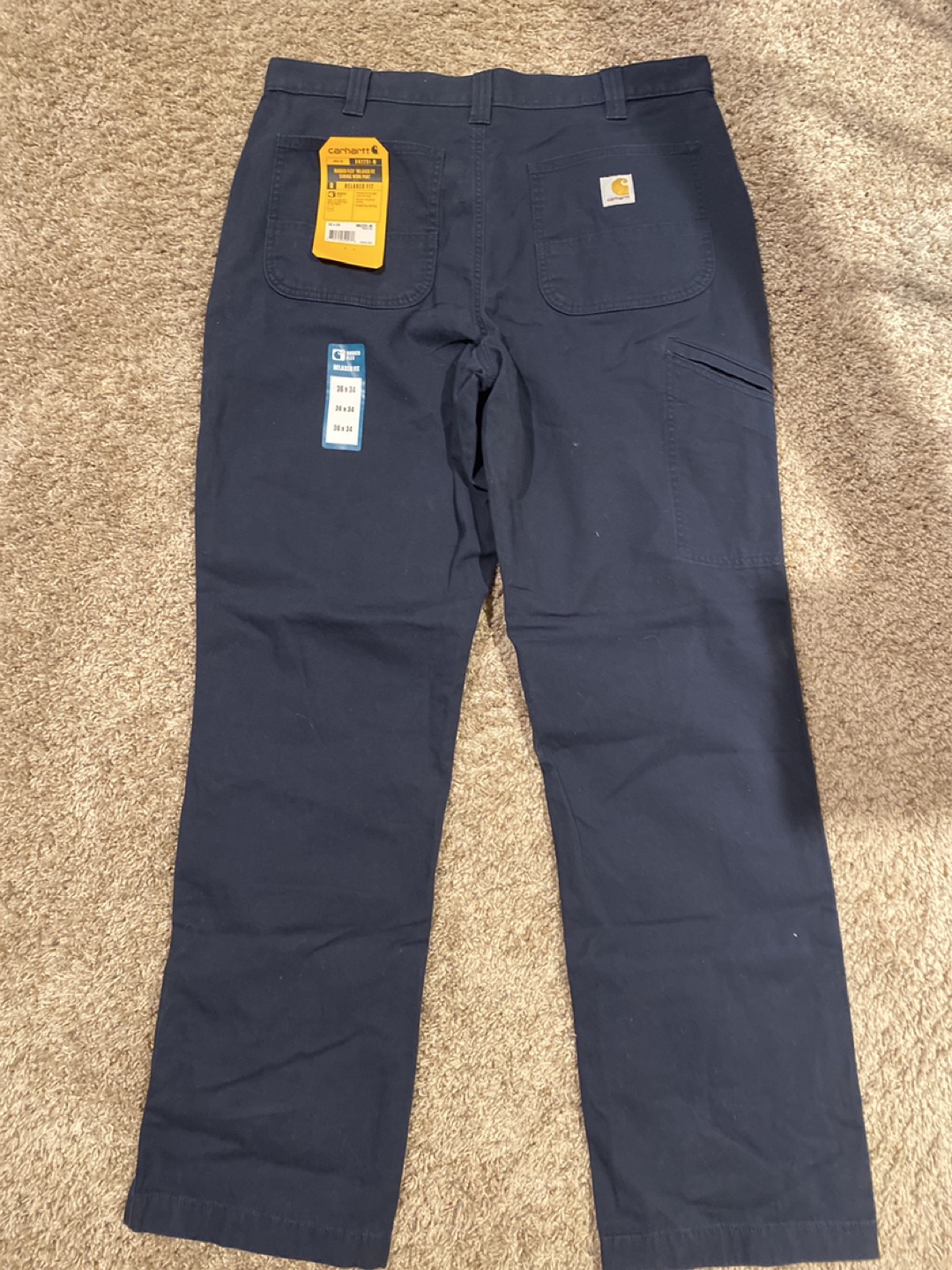 Carhartt Men's Relaxed Fit Rugged Flex Canvas Work Pant - 36x34 - photo 2