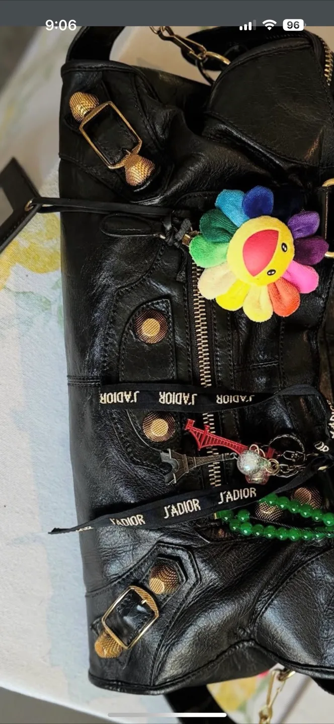 Balenciaga City Bag - Black Leather thumbnail