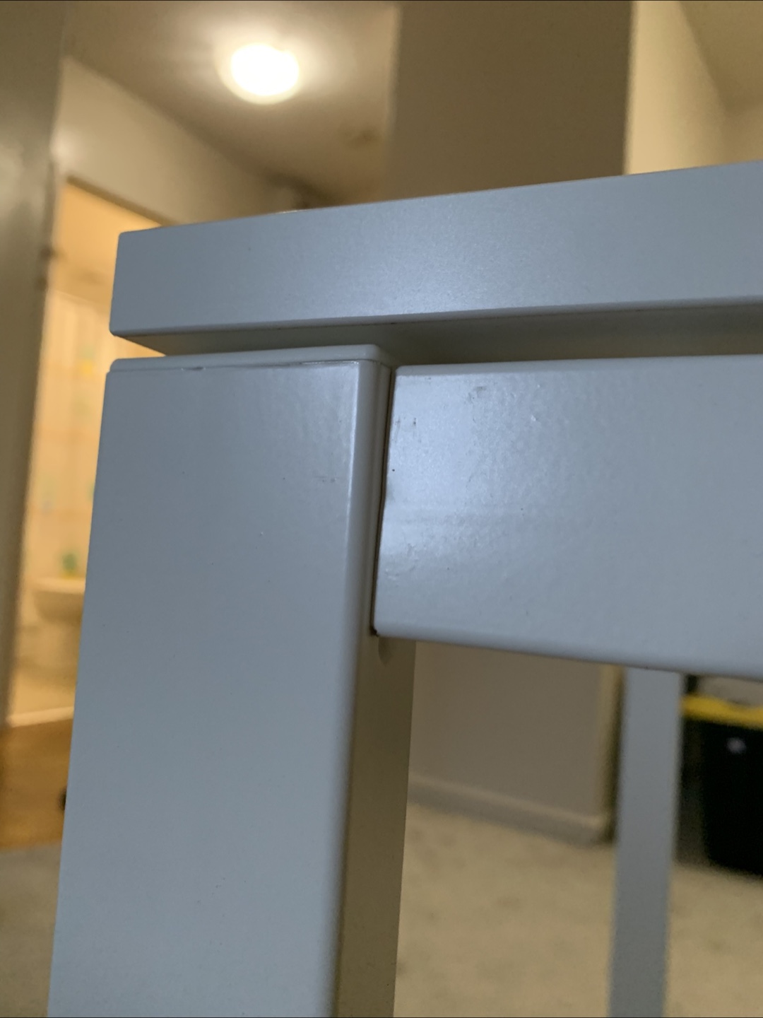 White Square Table - brand new condition - photo 4
