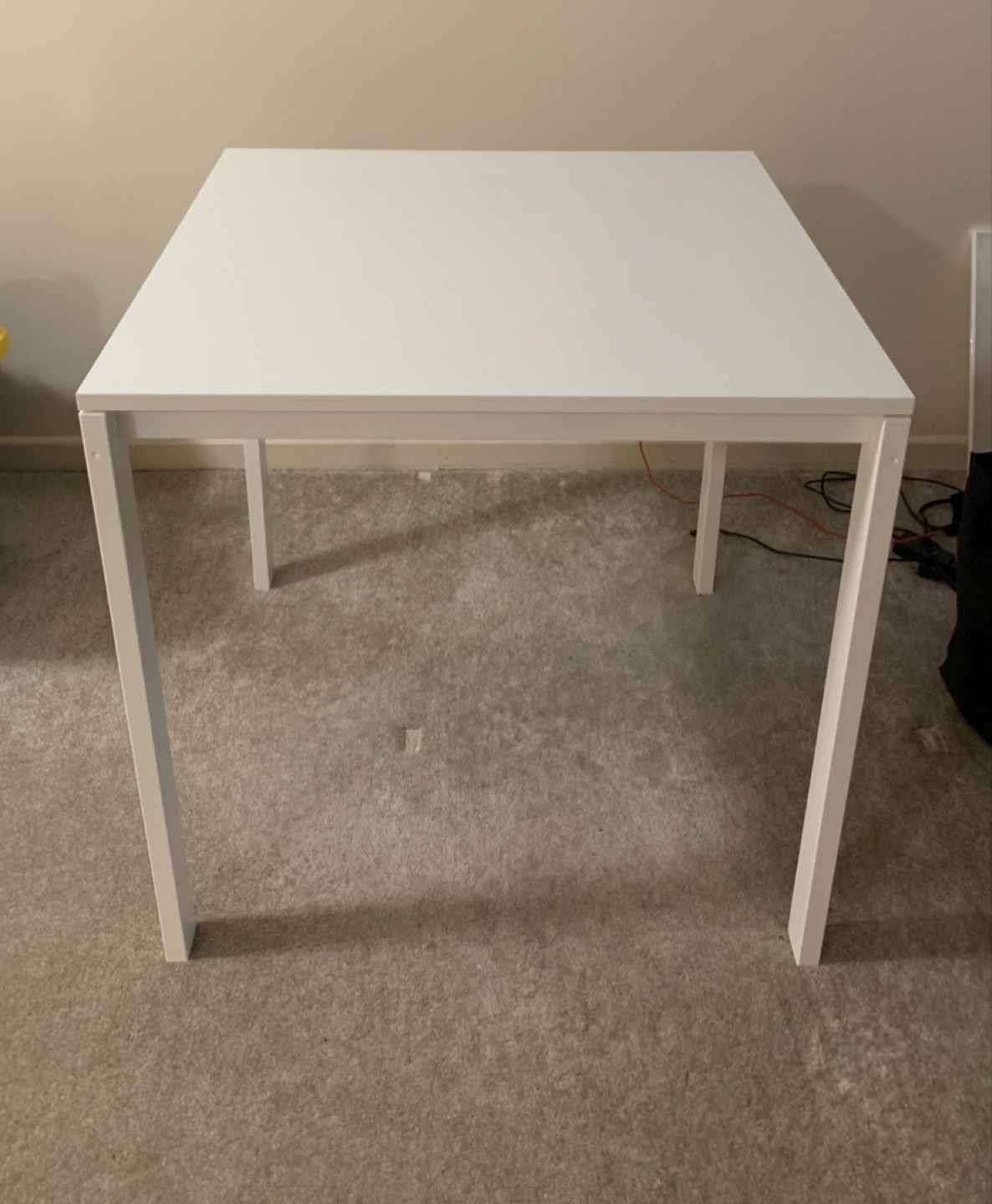 White Square Table - brand new condition