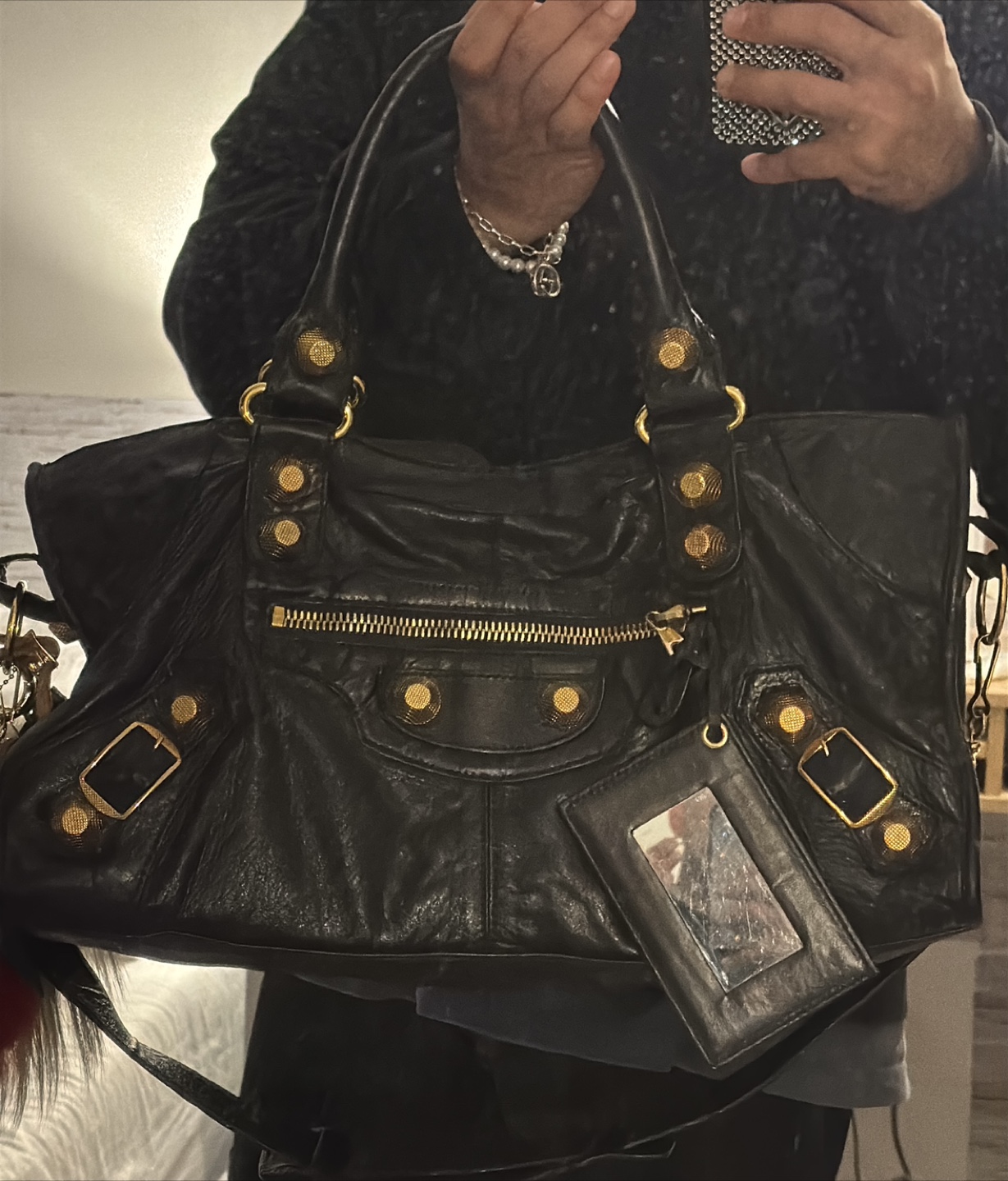 Balenciaga City Bag - Black Leather - photo 3