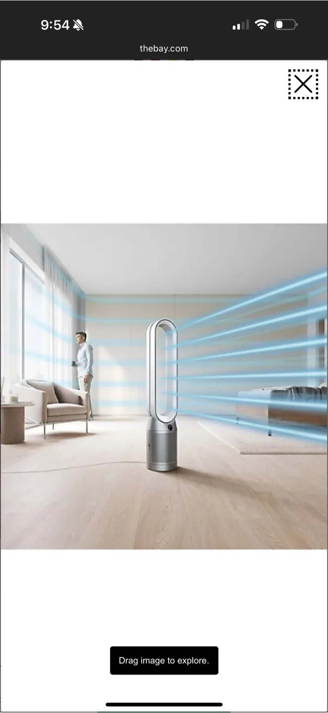 Dyson Purifier Cool Fan and Air Purifier  100% Authentic image indicator(2)