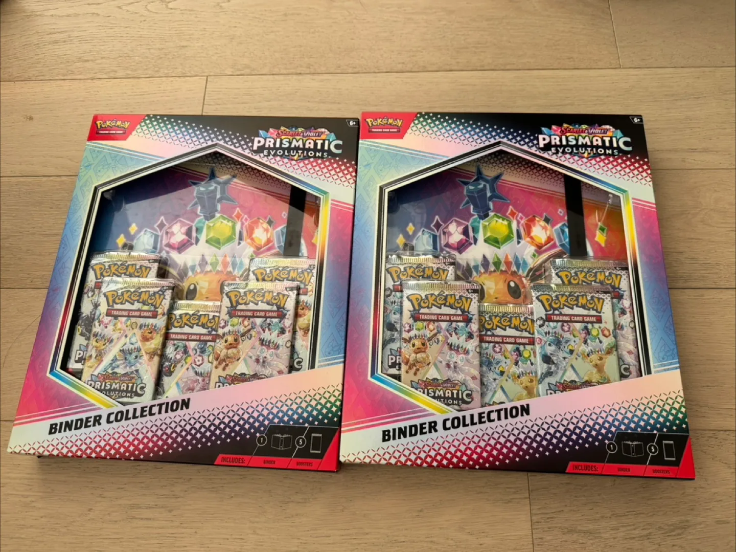 Pokemon prismatic evolutions binder collection thumbnail