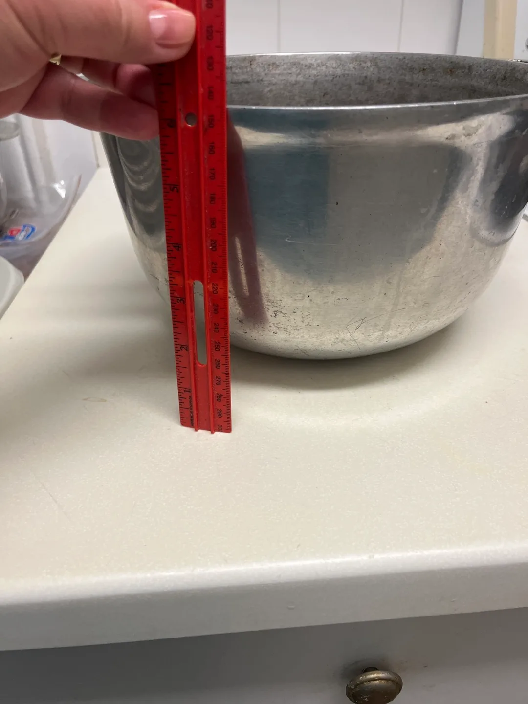 Vintage Aluminum Stock Pot with Lid image indicator(2)