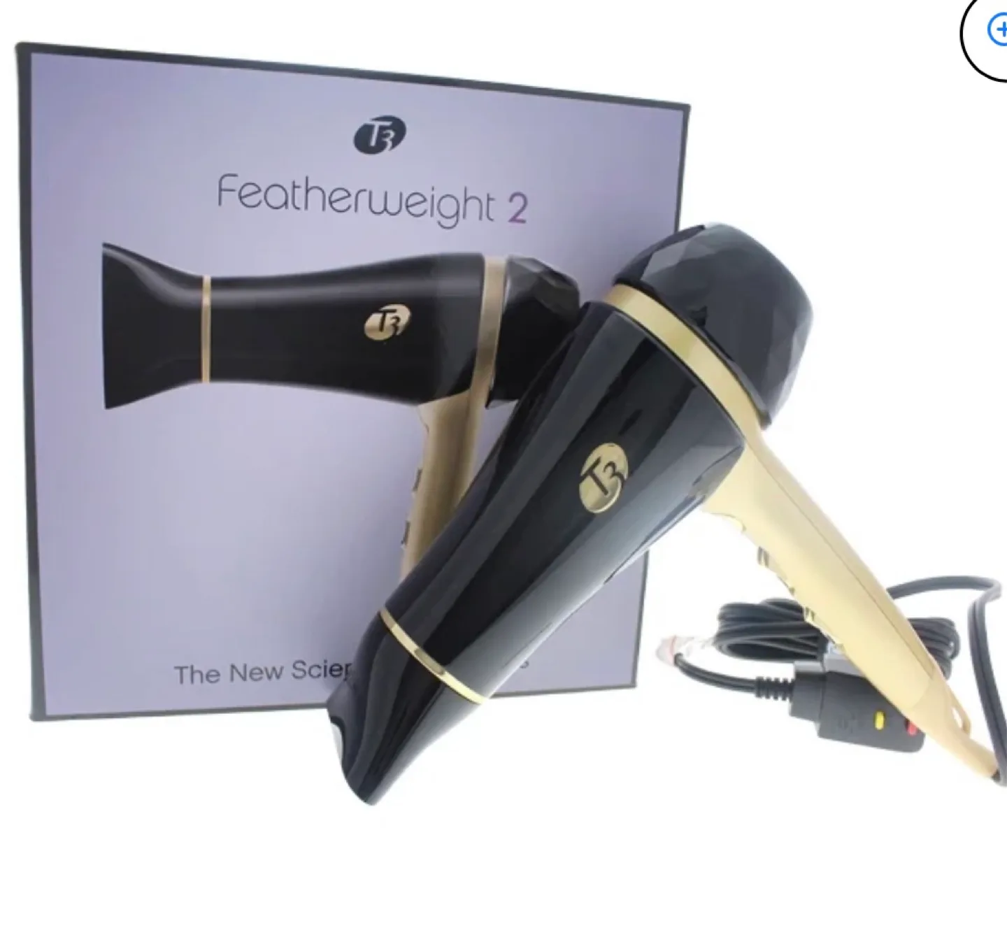 T3 Featherweight 2 Hair Dryer - Black and Gold image indicator(5)