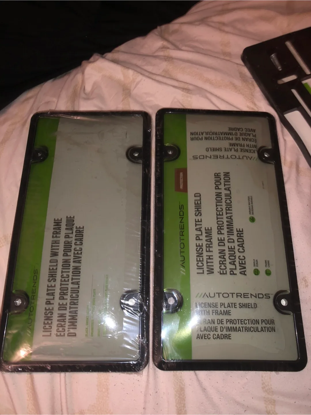 2x Autotrends License Plate Shields with Frames thumbnail