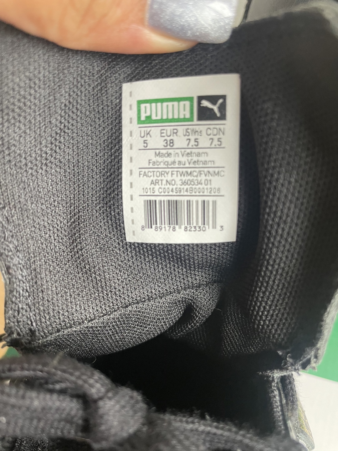 Puma Basket Platform High Top Sneakers - Women's Size 7.5 - photo 2